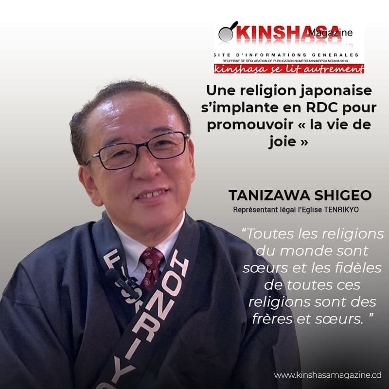Une religion japonaise s'implante en RDC pour promouvoir la vie de joie