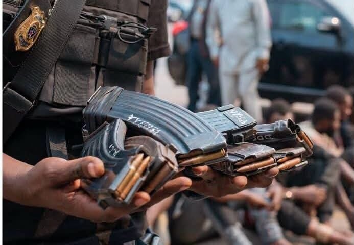 Munitions saisies par la police à Kinshasa